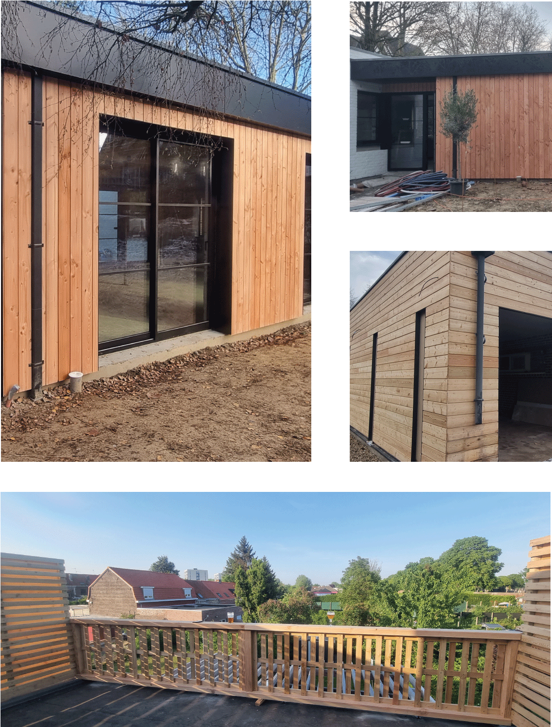 Services Ossatures bois et bardages Nord Bois création